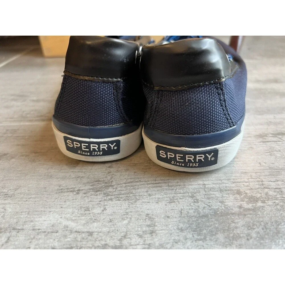 Sperry Top-Sider Men's Size 13 M Bahama 2-Eye Navy Blue Boat Shoes STS13135